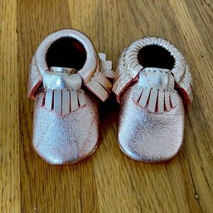 Rose Gold Freshly Picked Moccasins